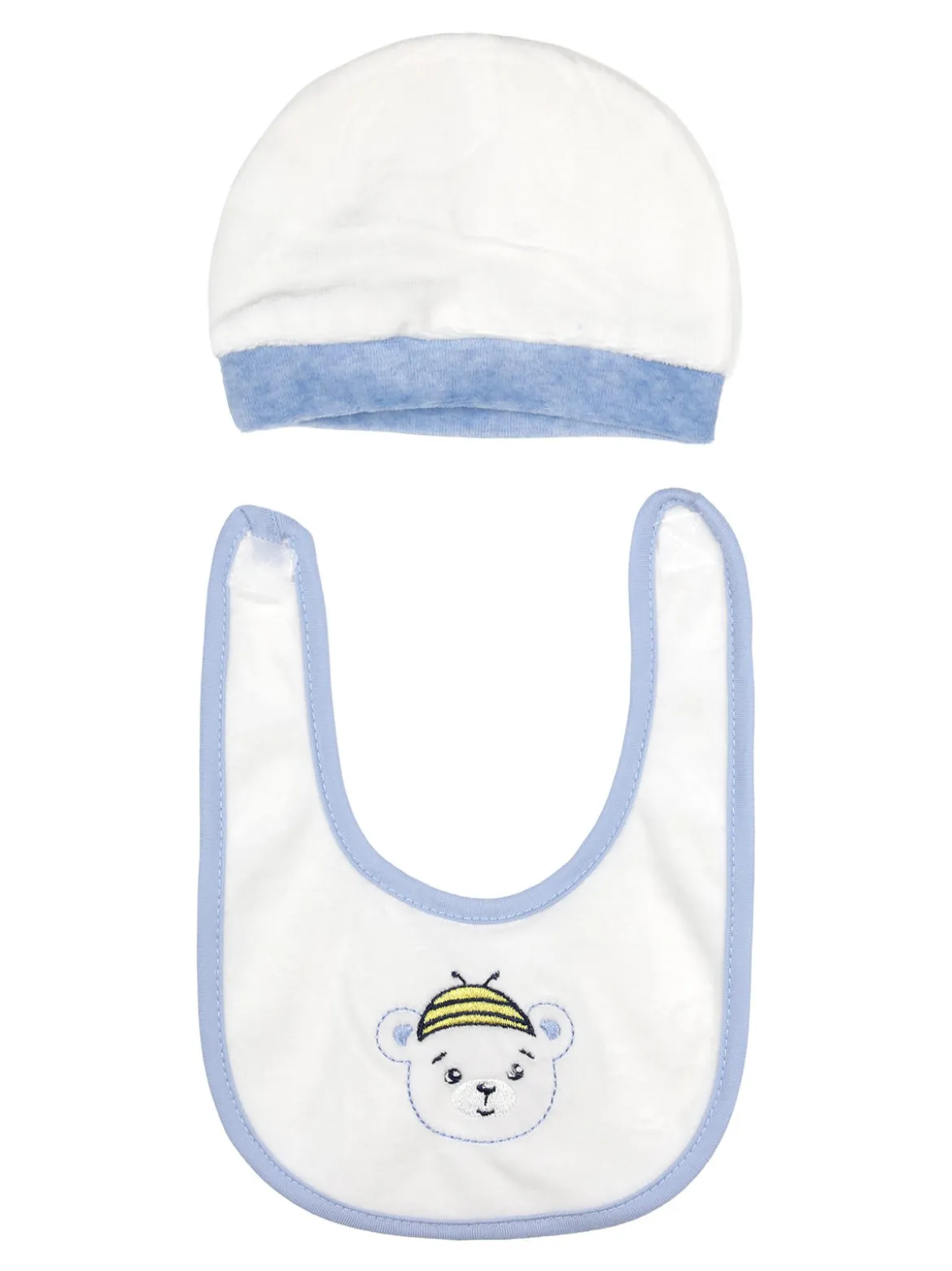 Urchin Tutina in ciniglia da neonato con accessori - blu