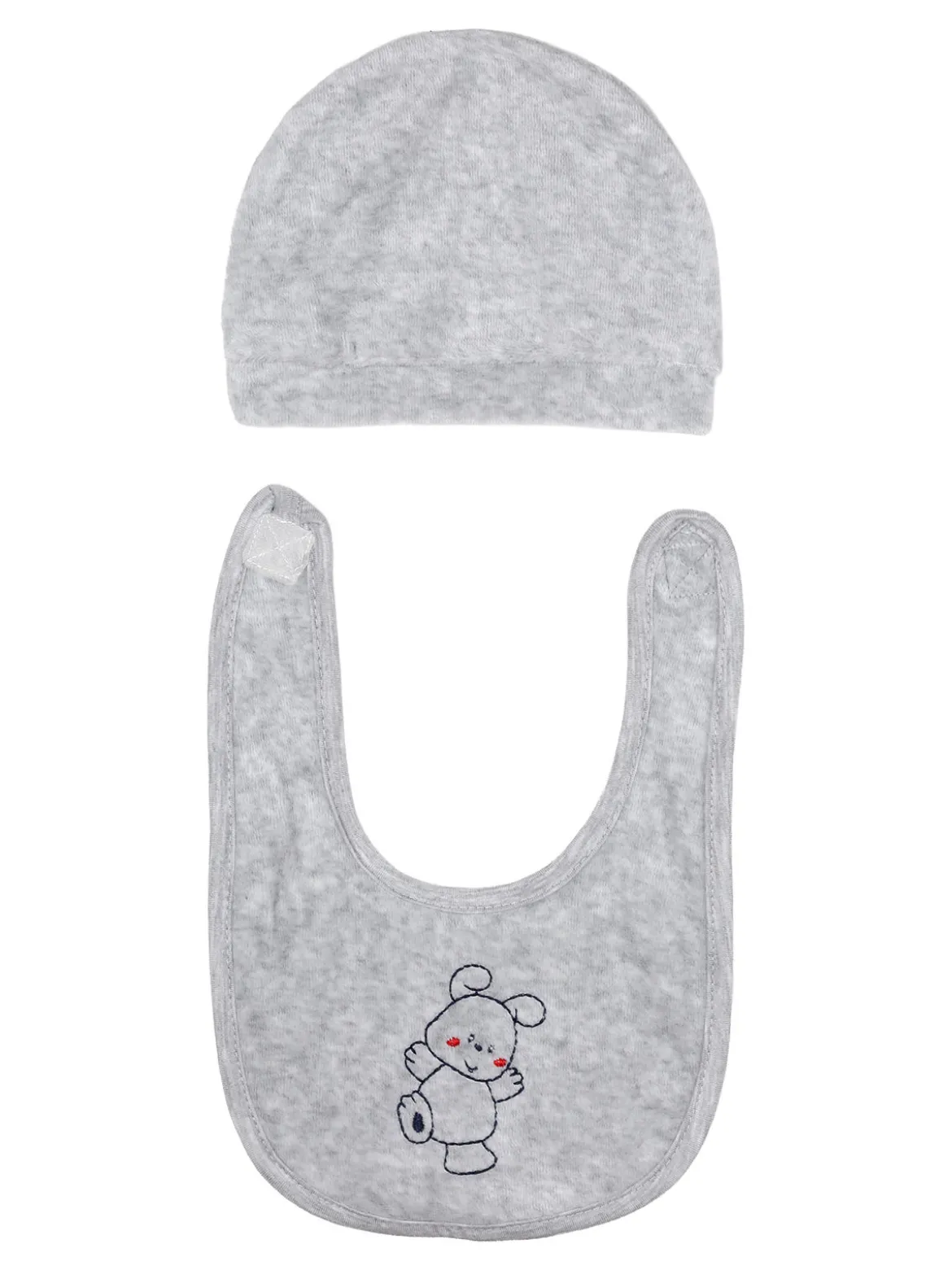 Urchin Tutina in ciniglia da neonato con accessori - grigio