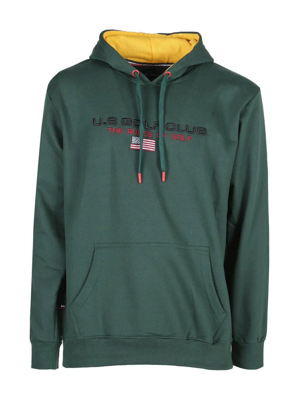 U.S. Golf Club Felpa da uomo con cappuccio e scritta