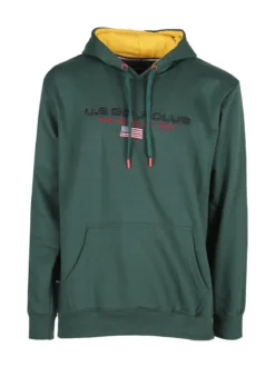 U.S. Golf Club Felpa da uomo con cappuccio e scritta