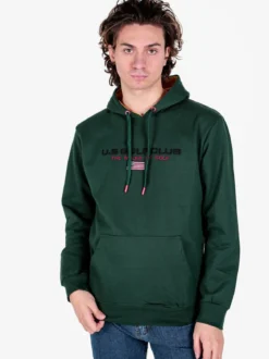 U.S. Golf Club Felpa da uomo con cappuccio e scritta