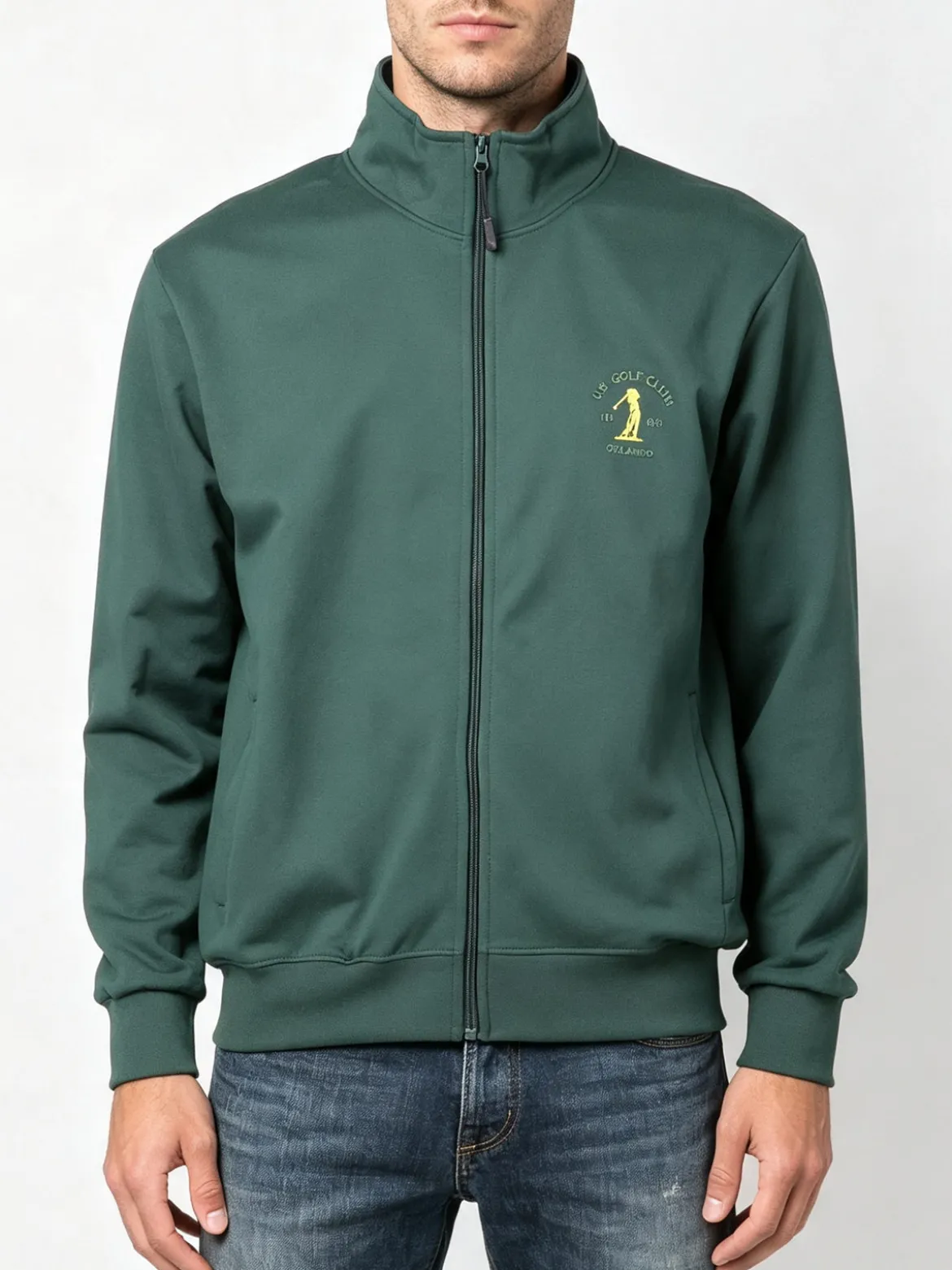 U.S. Golf Club Felpa da uomo full zip