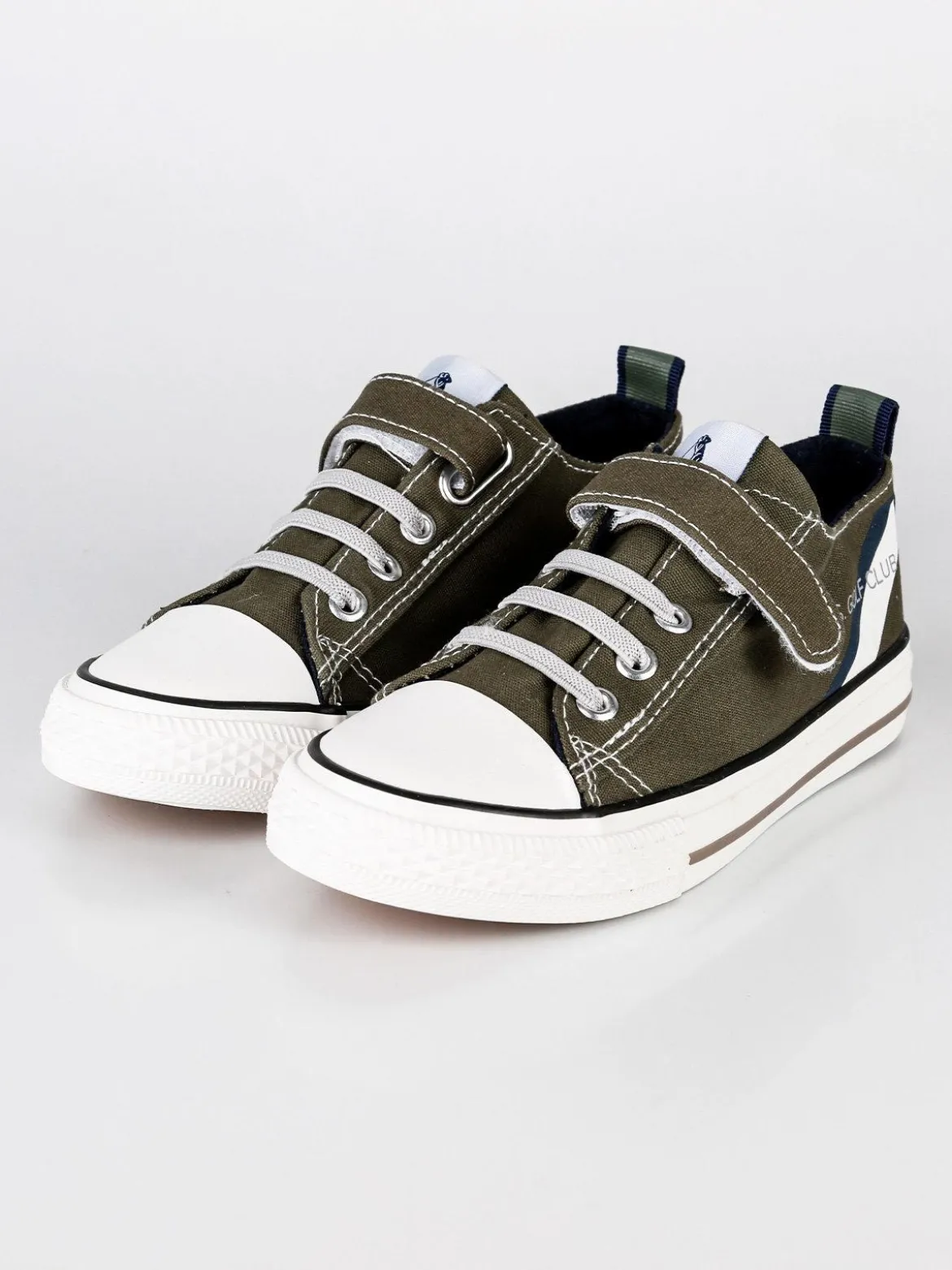 U.S. Golf Club Junior Sneakers in tela con strappo