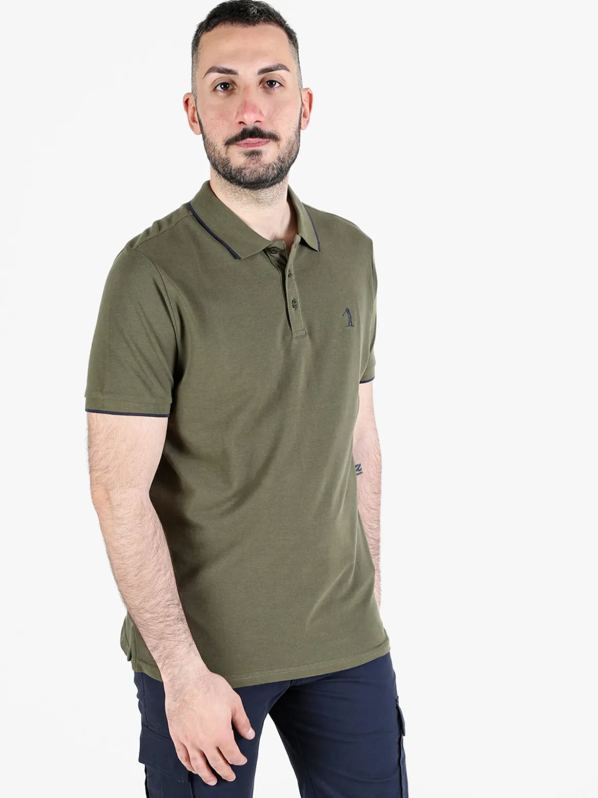 U.S. Golf Club Polo da uomo in cotone a maniche corte