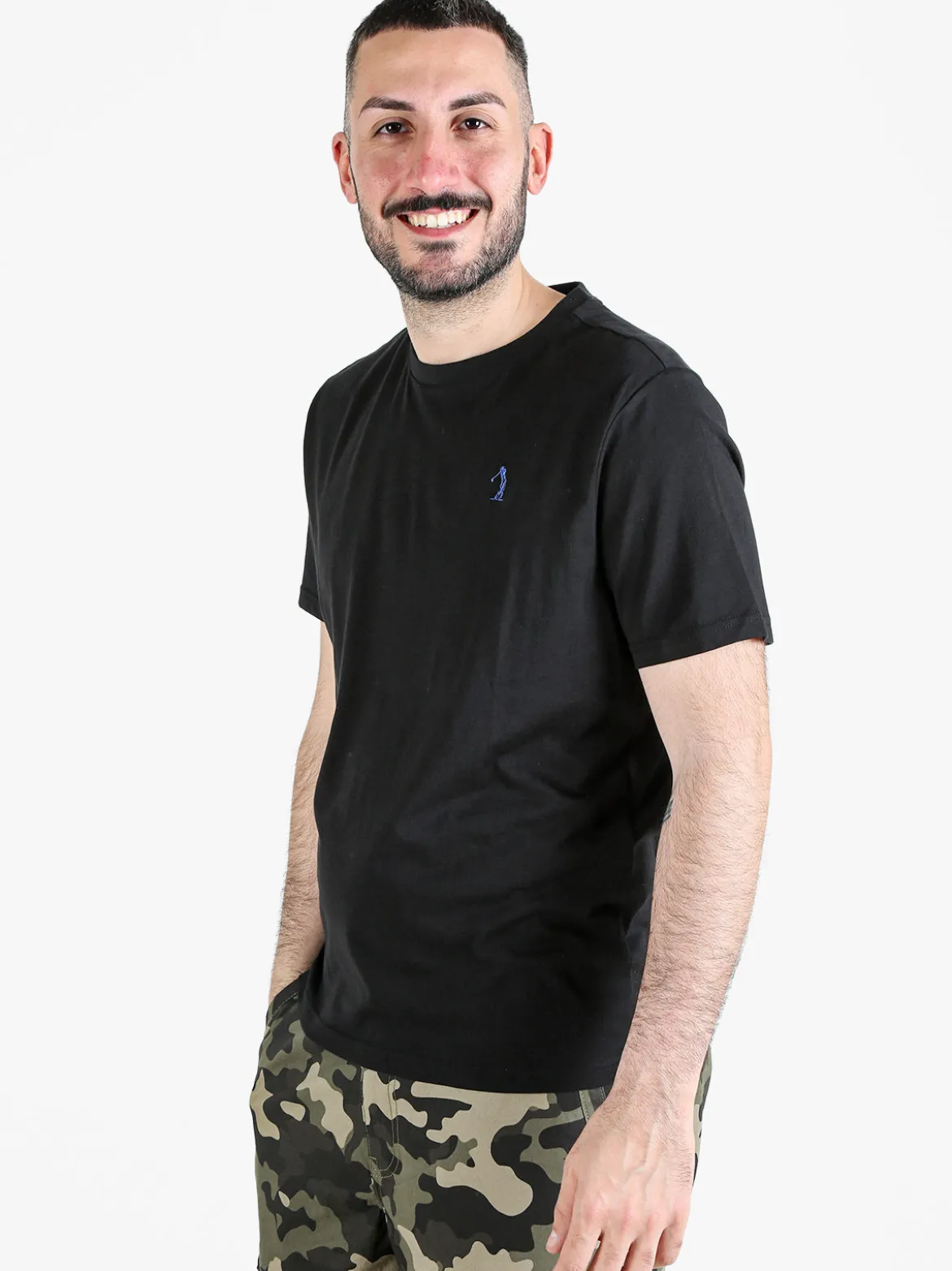 U.S. Golf Club T-shirt girocollo da uomo in cotone