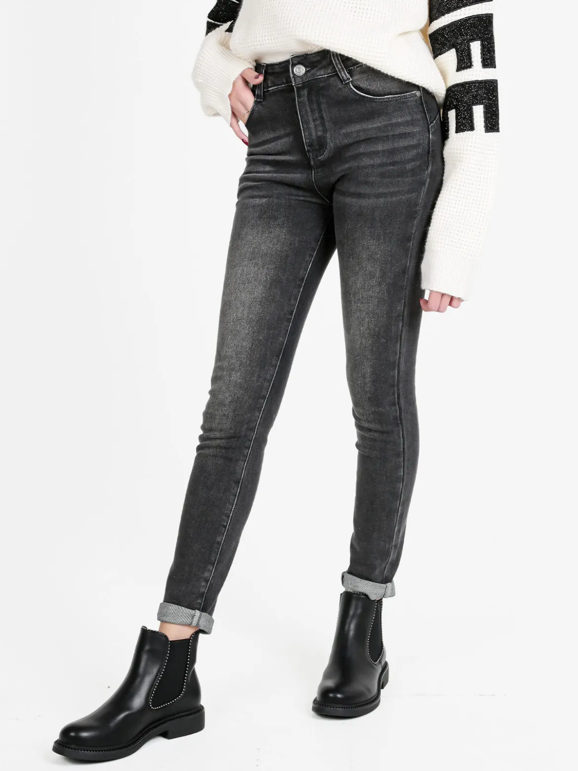 Vale Denim Jeans donna skinny