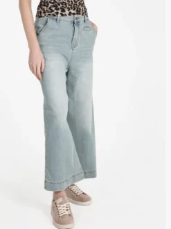 Vale Denim Jeans donna wide leg