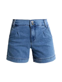 Vale Denim Shorts in jeans da donna a vita alta