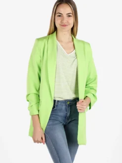 Vanita Blazer donna aperto con maniche arricciate