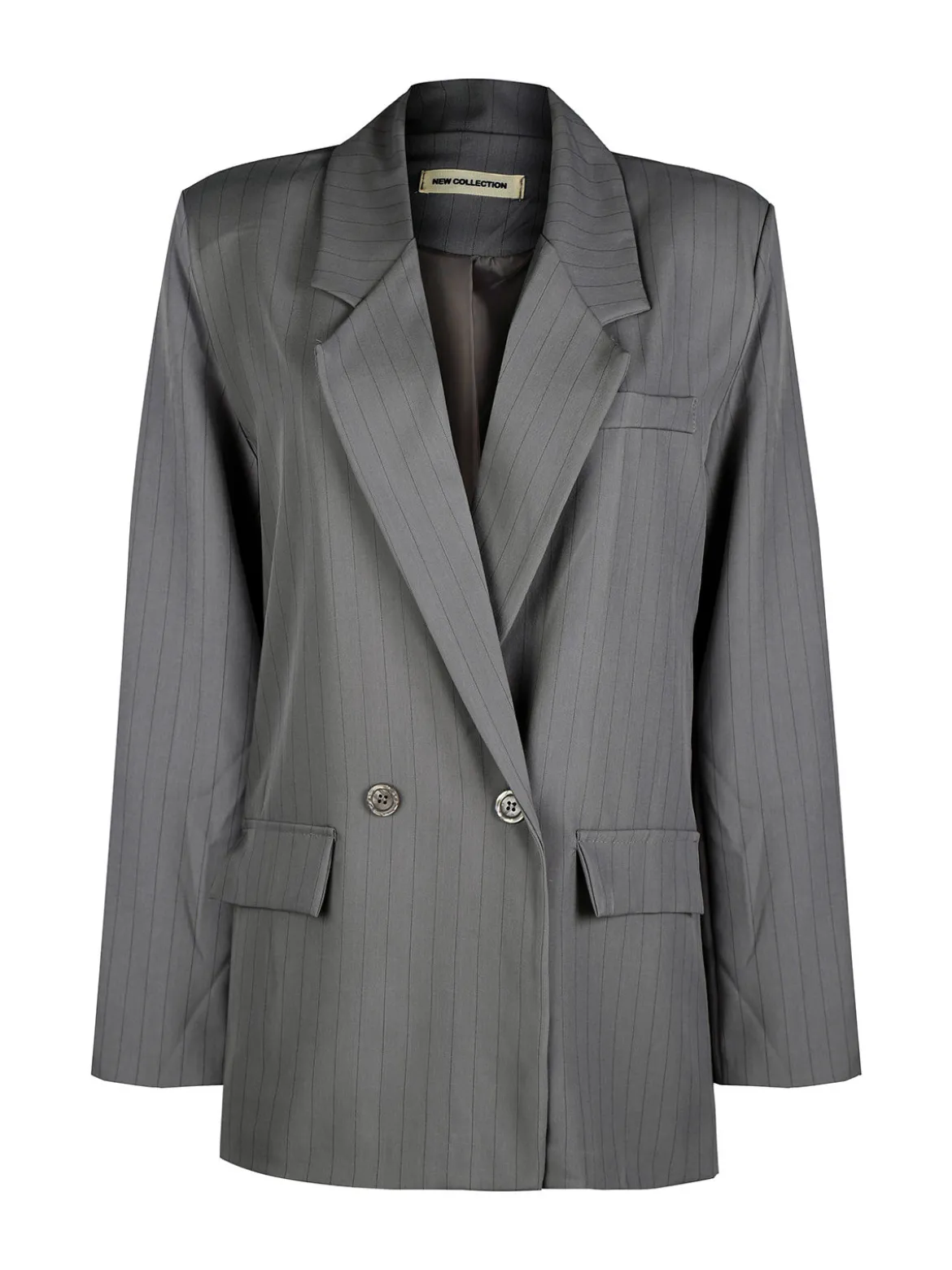 Vanita Blazer donna gessato con chiusura a doppio petto