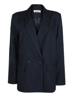 Vanita Blazer donna gessato con chiusura a doppio petto