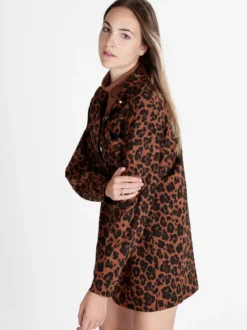 Vanita Giacca camicia lunga da donna maculata