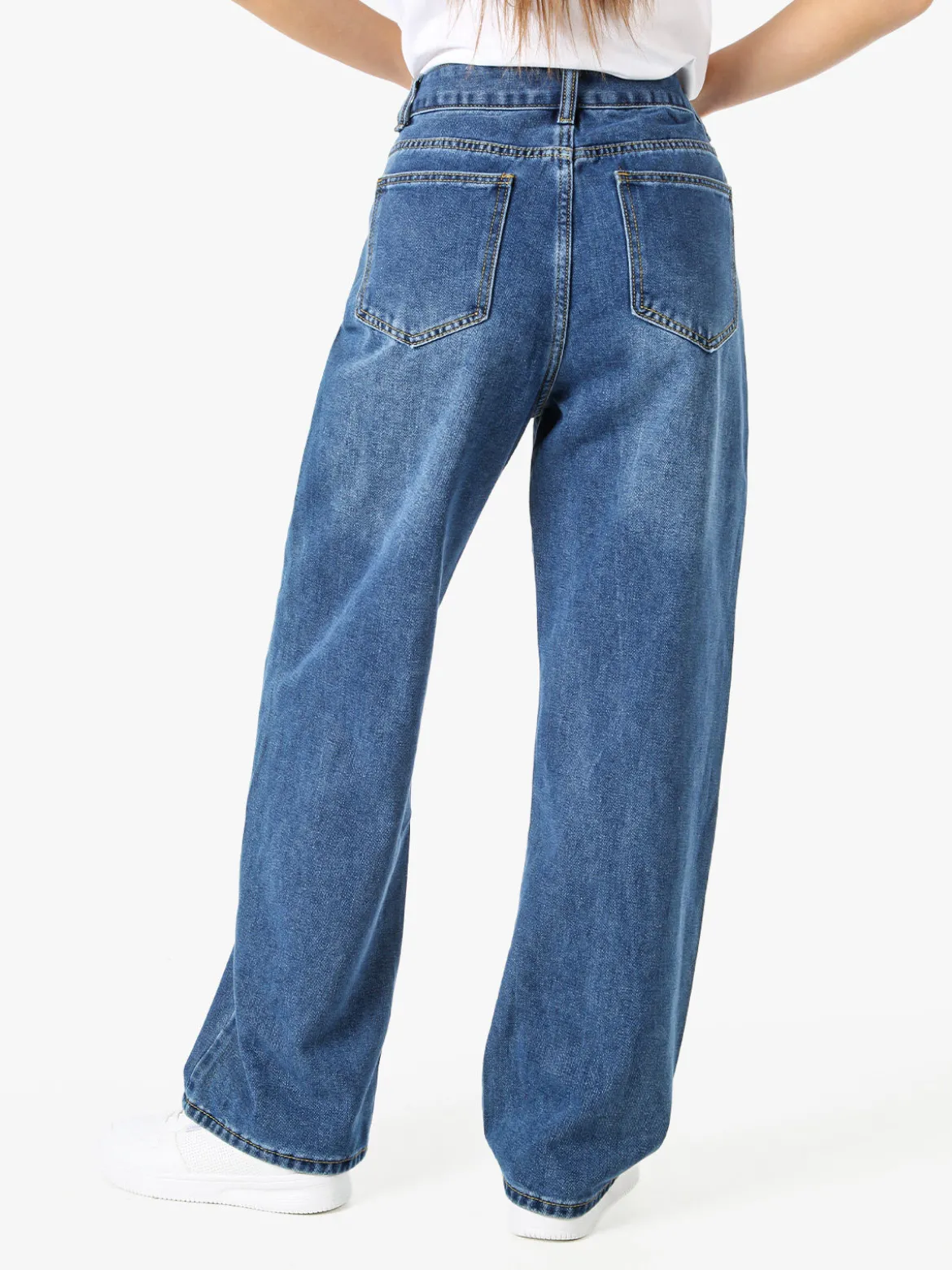 Vanita Jeans donna wide leg a vita alta - jeans