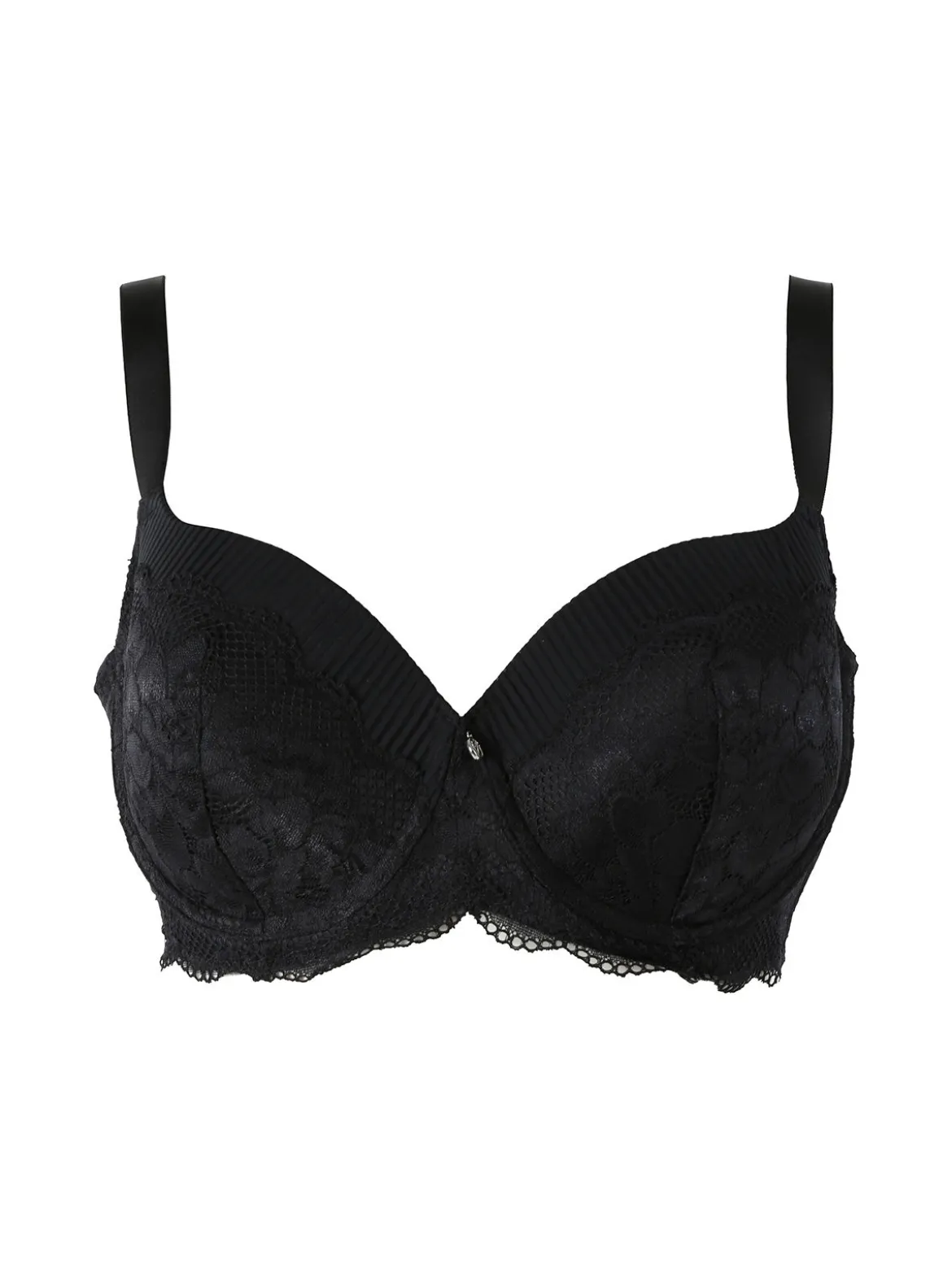 Verde Veronica AR14 Reggiseno imbottito preformato con ferretto coppa C - nero