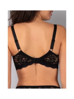 Verde Veronica AR14 Reggiseno imbottito preformato con ferretto coppa E - nero