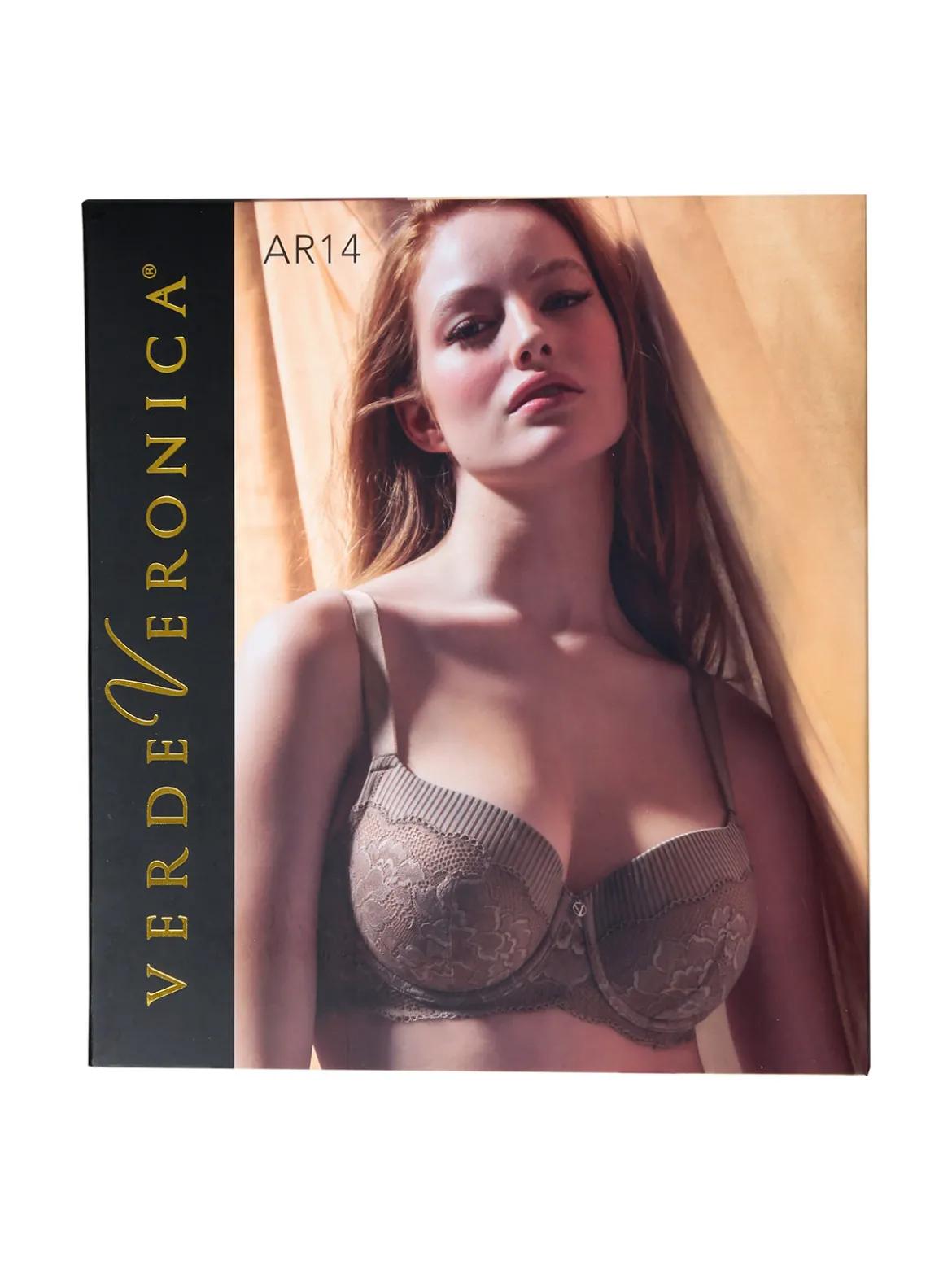 Verde Veronica AR14 Reggiseno imbottito preformato con ferretto coppa C - panna