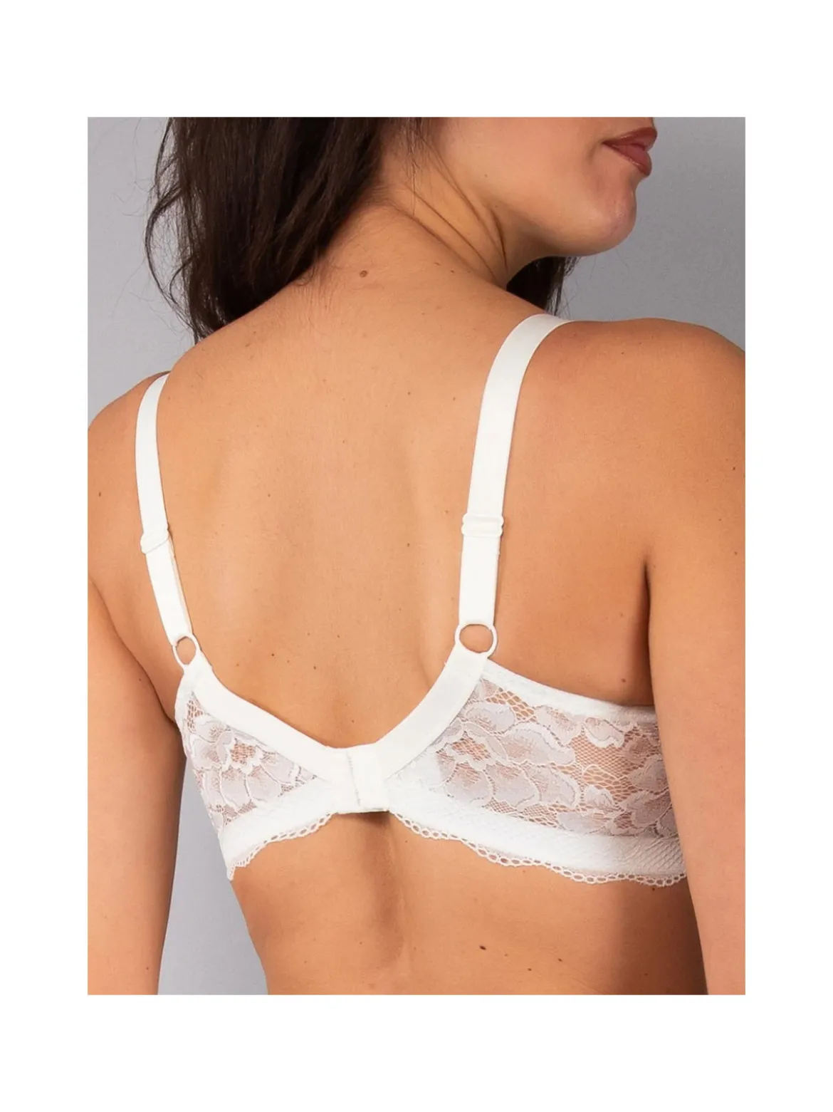 Verde Veronica AR16 Reggiseno imbottito preformato senza ferretto coppa D - panna