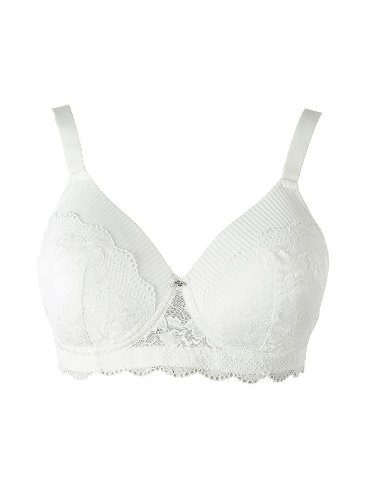 Verde Veronica AR16 Reggiseno imbottito preformato senza ferretto coppa D - panna
