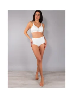 Verde Veronica AR16 Reggiseno imbottito preformato senza ferretto coppa D - panna