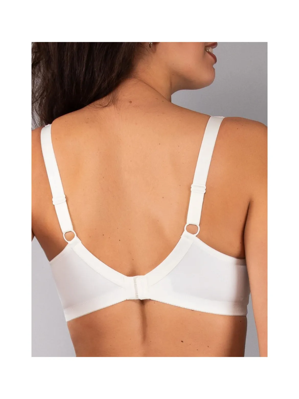 Verde Veronica AR10 Reggiseno preformato con pizzo senza ferretto coppa C - panna