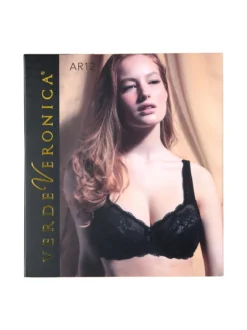 Verde Veronica AR12 Reggiseno sfoderato con ferretto coppa C - nero