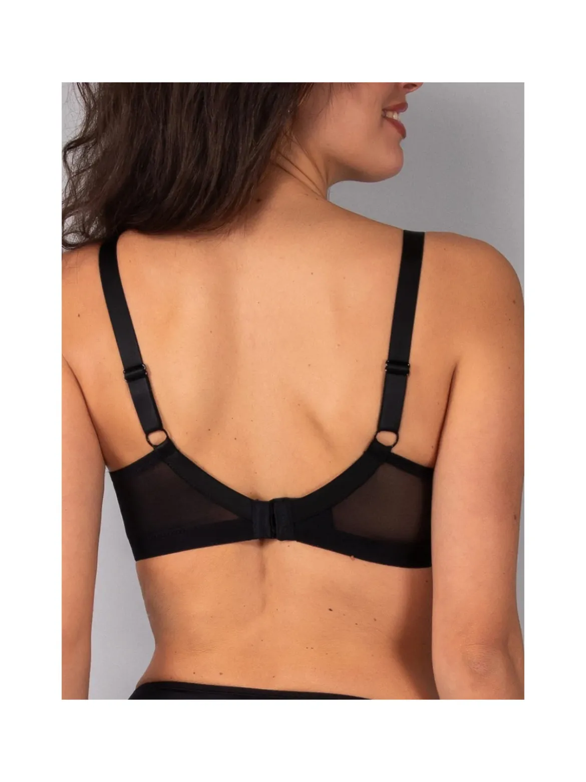 Verde Veronica DR10C Reggiseno donna francese senza ferretto coppa C - nero