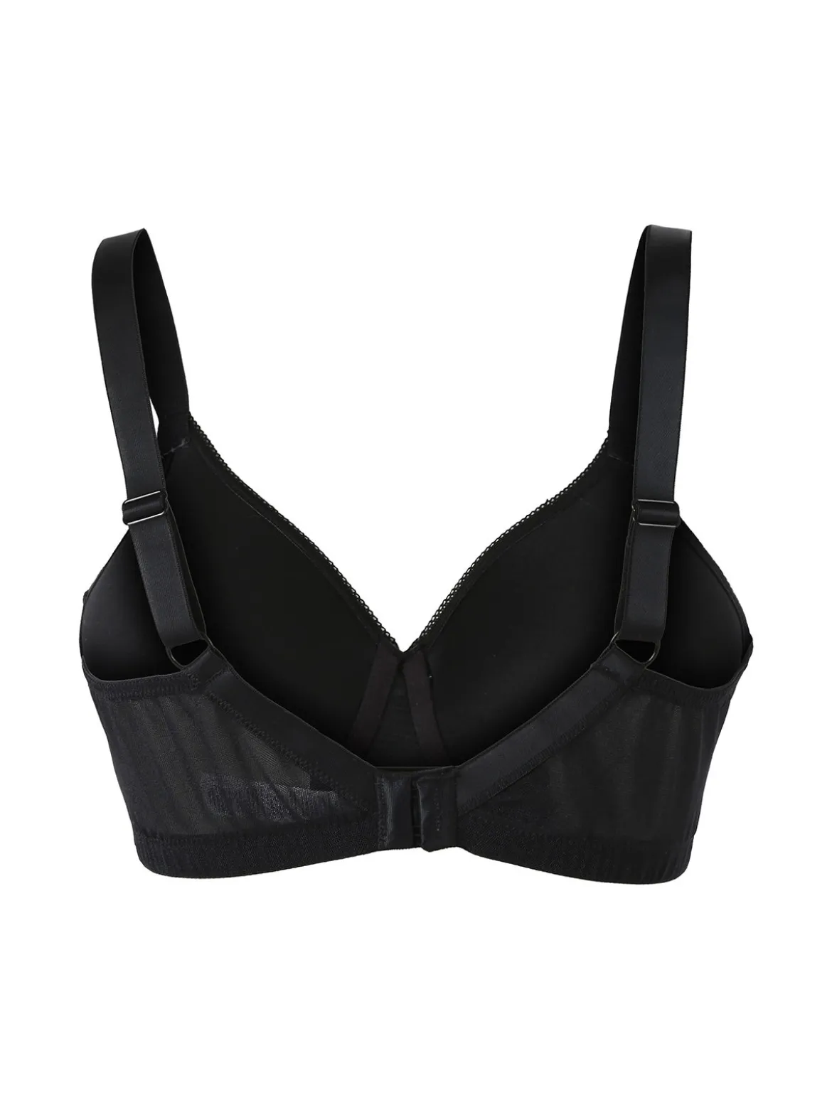 Verde Veronica DR16C Reggiseno donna imbottito senza ferretto COPPA C - nero