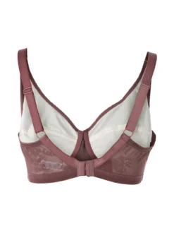 Verde Veronica DR12C Reggiseno donna sfoderato con ferretto coppa C - bordeaux