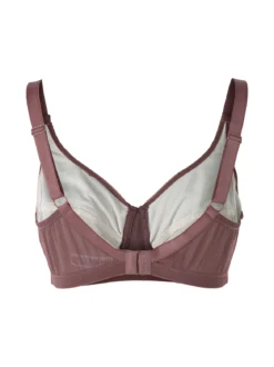 Verde Veronica DR10D Reggiseno donna francese senza ferretto coppa D - bordeaux
