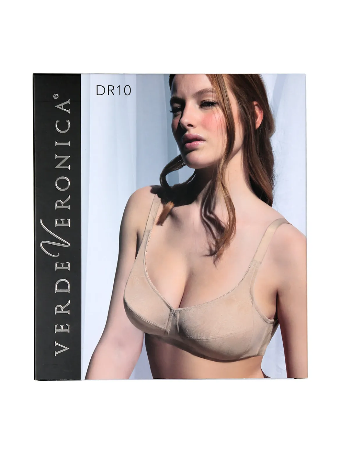 Verde Veronica DR10D Reggiseno donna francese senza ferretto coppa D - bordeaux