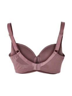 Verde Veronica DR14D Reggiseno donna preformato con coppe imbottite e ferretto coppa D - bordeaux