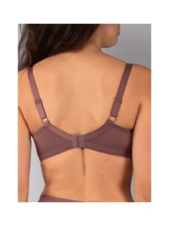 Verde Veronica DR14D Reggiseno donna preformato con coppe imbottite e ferretto coppa D - bordeaux