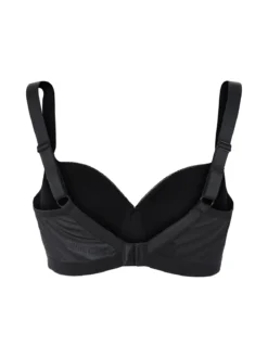 Verde Veronica DR14D Reggiseno donna preformato con coppe imbottite e ferretto coppa D - nero