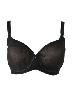 Verde Veronica OD14 Reggiseno con coppe imbottite e ferretto COPPA E - nero