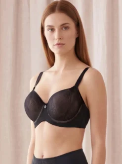 Verde Veronica OD14 Reggiseno con coppe imbottite e ferretto COPPA E - nero