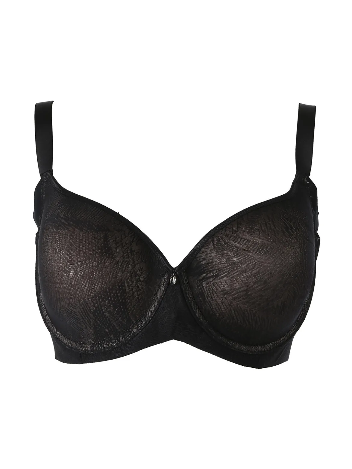 Verde Veronica OD14 Reggiseno con coppe imbottite e ferretto COPPA E - nero