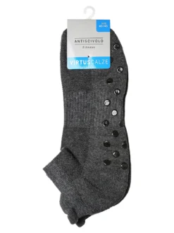 Virtus Calze antiscivolo da uomo - grigio scuro