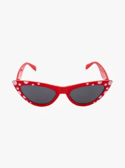 Visionmania Occhiali da sole da bambina a gatto - rosso
