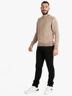 Wampum Pantaloni regular fit da uomo in cotone stretch