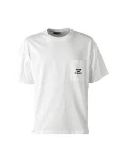 Warren Webber T-shirt oversize da uomo in cotone - bianco