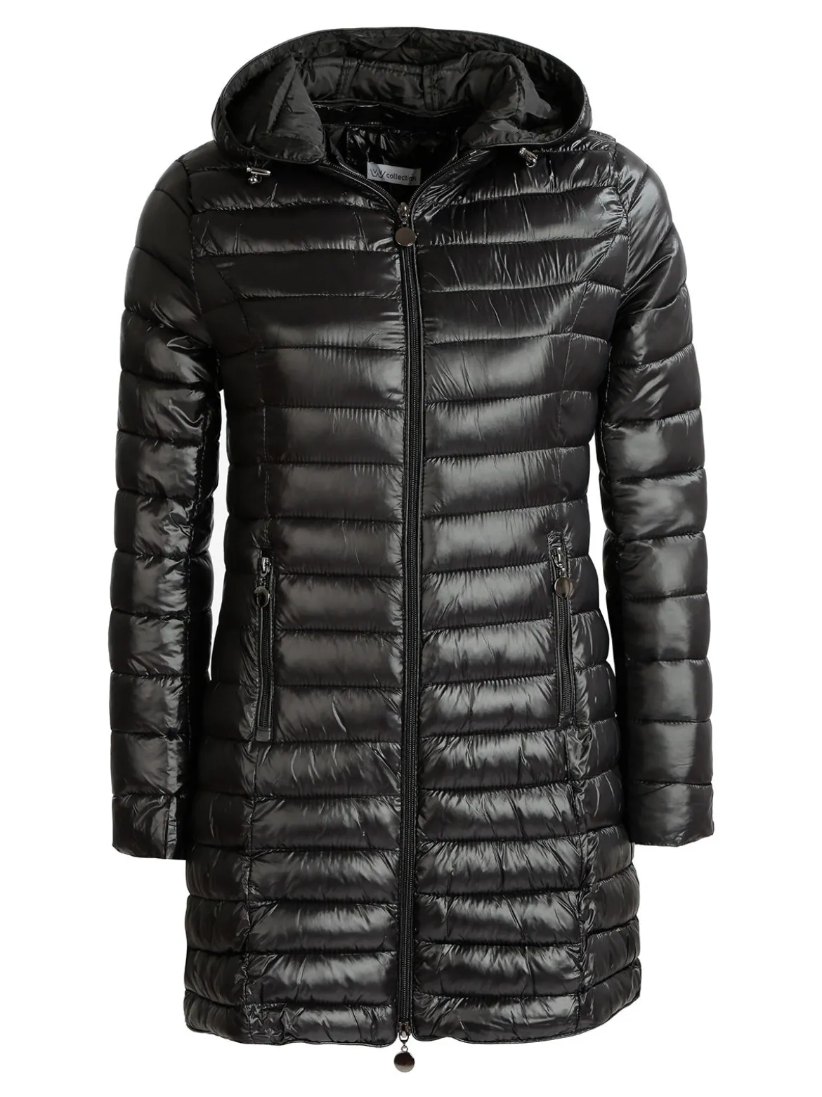 W Collection Piumino leggero da donna con cappuccio