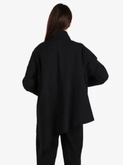 Wendy Trendy Trench donna aperto con spalle cadenti