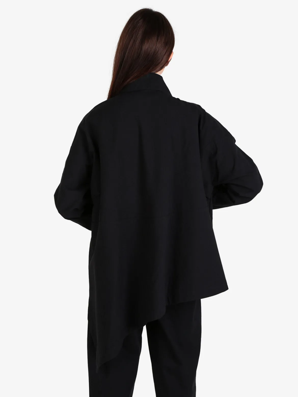 Wendy Trendy Trench donna aperto con spalle cadenti