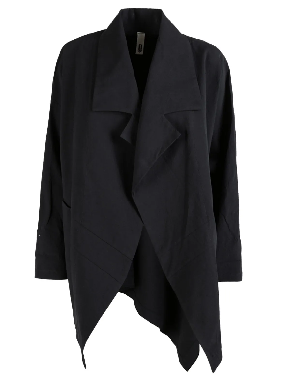Wendy Trendy Trench donna aperto con spalle cadenti