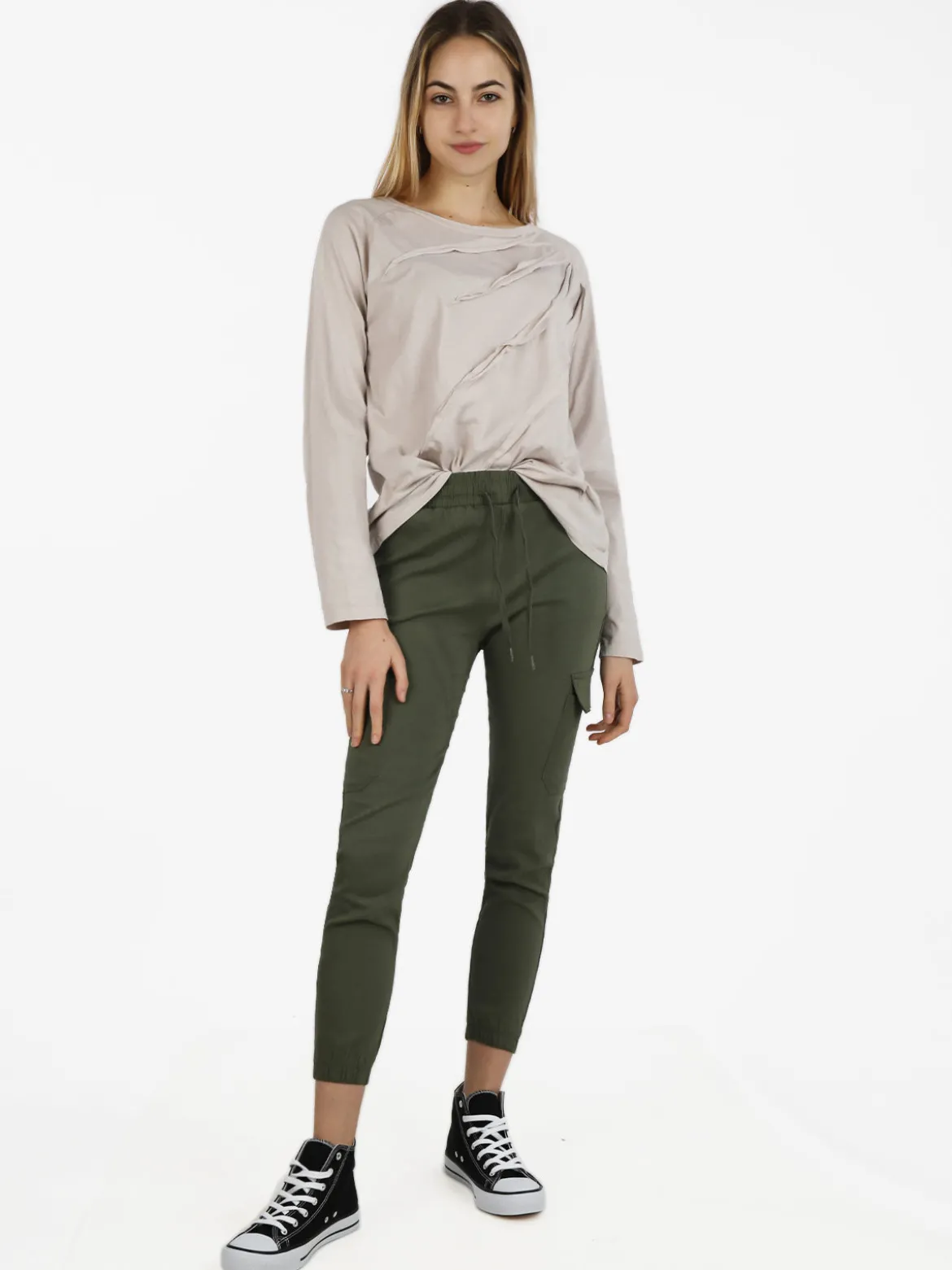 Wendy Trendy T-shirt donna oversize in cotone