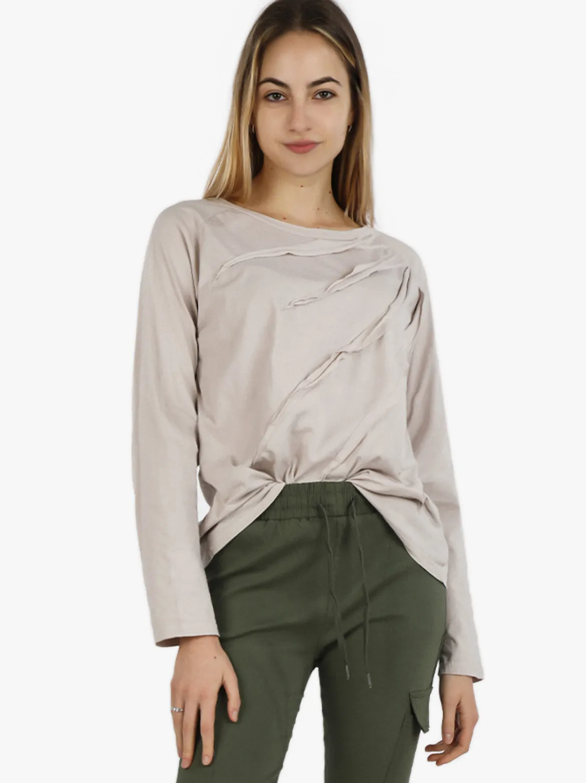 Wendy Trendy T-shirt donna oversize in cotone