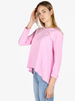 Wendy Trendy T-shirt manica lunga donna in cotone