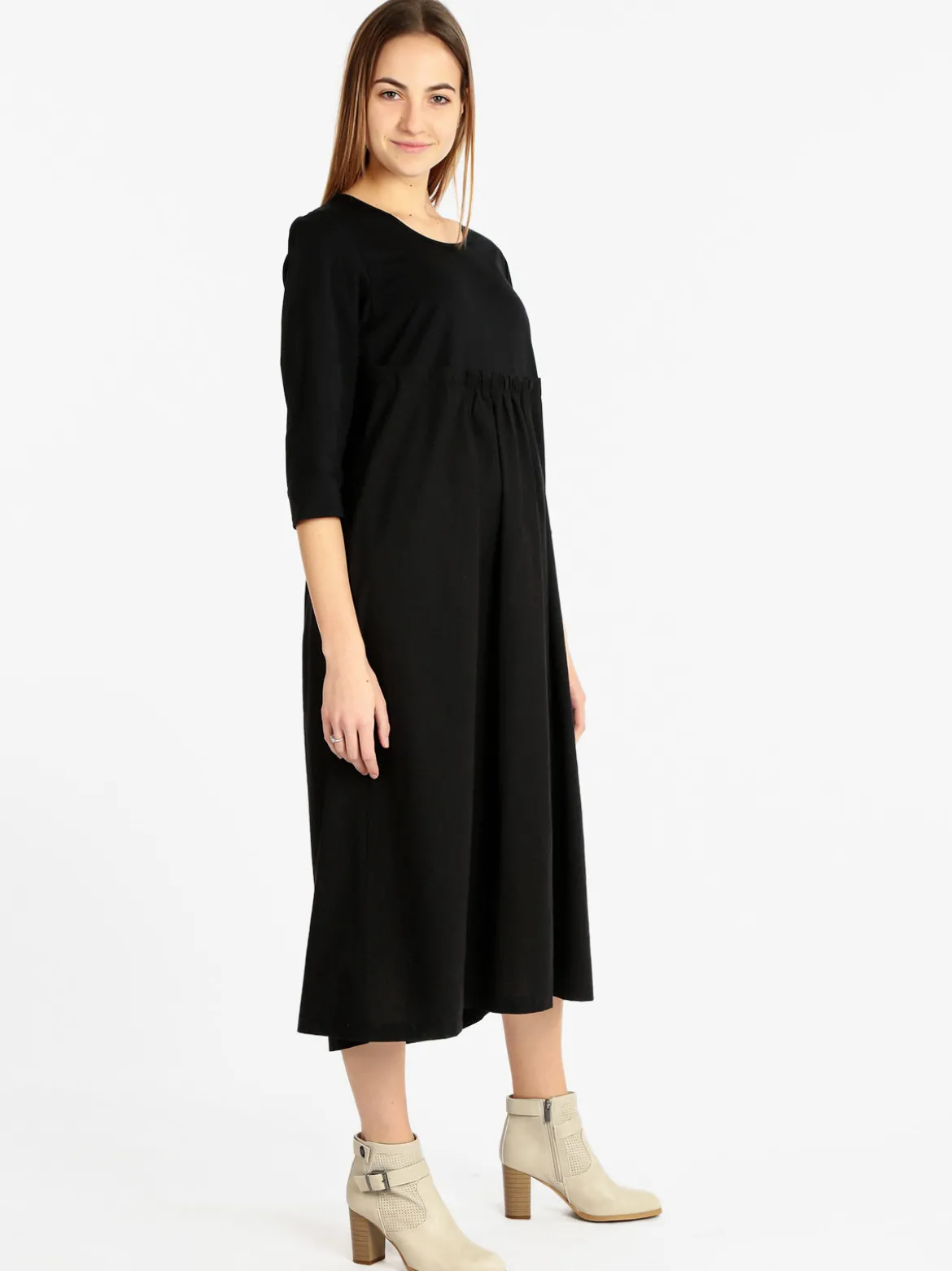 Wendy Trendy Vestito donna lungo in cotone