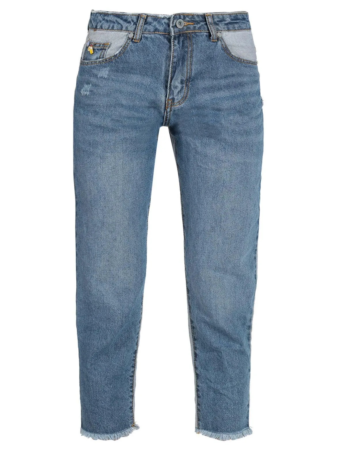 Wiya Jeans boyfriend bicolore