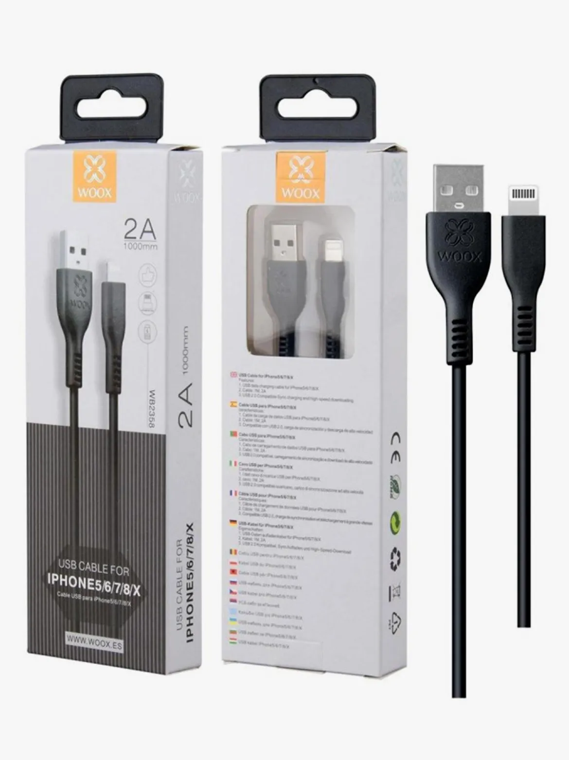 Woox Cavo usb per iphone